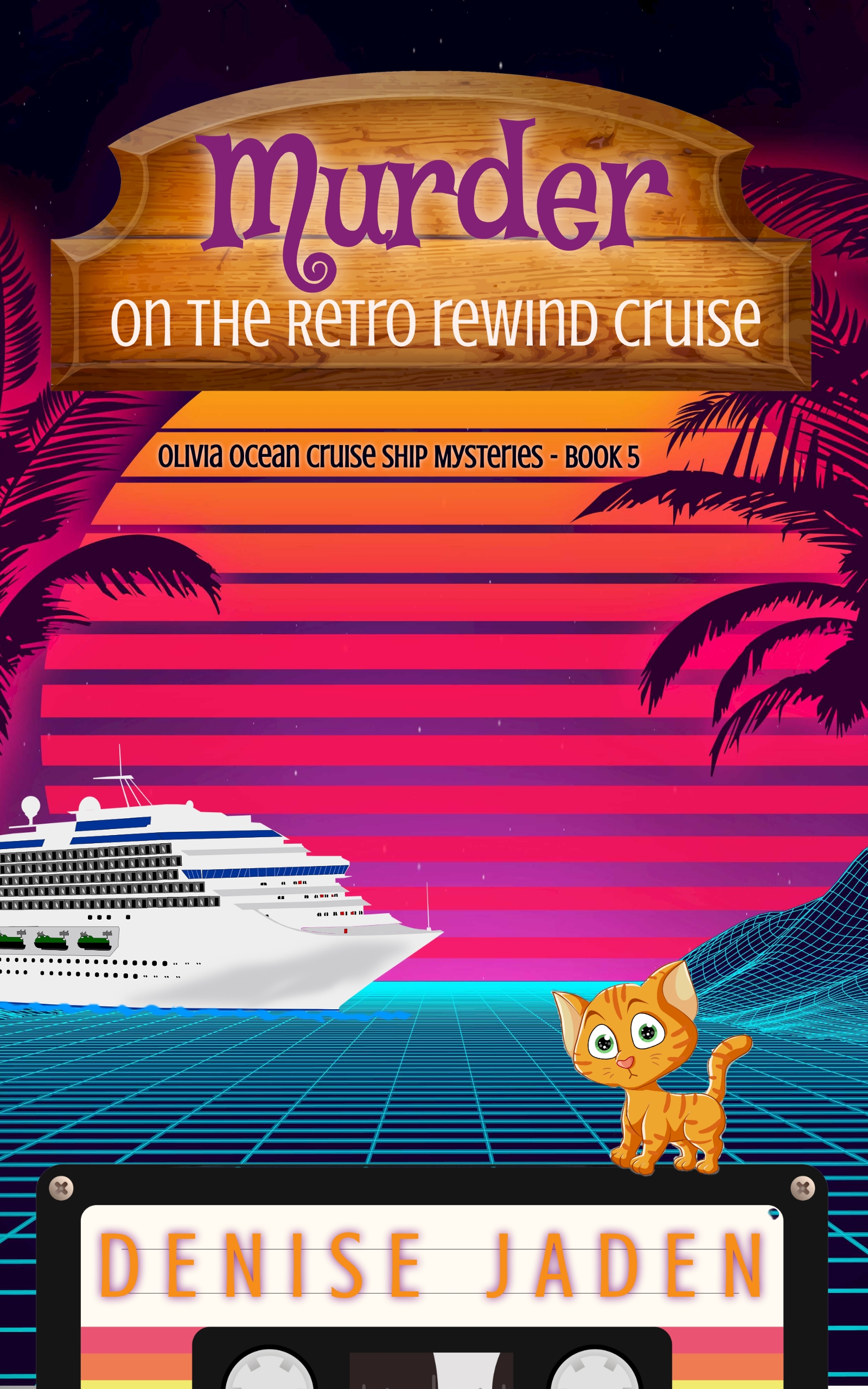 Book Cover Murder on the Retro Rewind Cruise